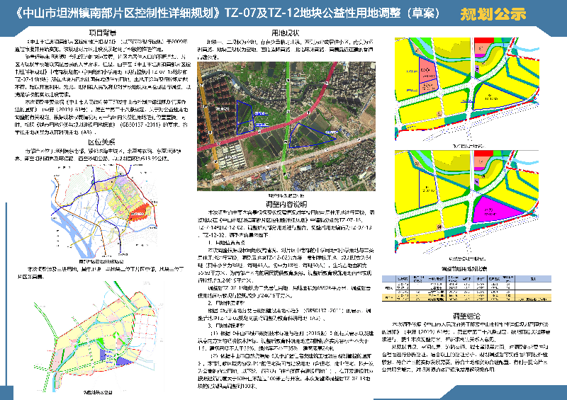 附件：《中山市坦洲鎮南部片區控制性詳細規劃》TZ-07及TZ-12地塊公益性用地調整(草案).jpg