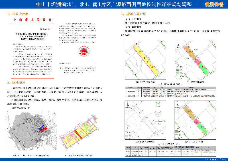 附件：《中山市坦洲鎮北1、北4、南1片區廣源路西側用地控制性詳細規劃調整》批后公告.jpg