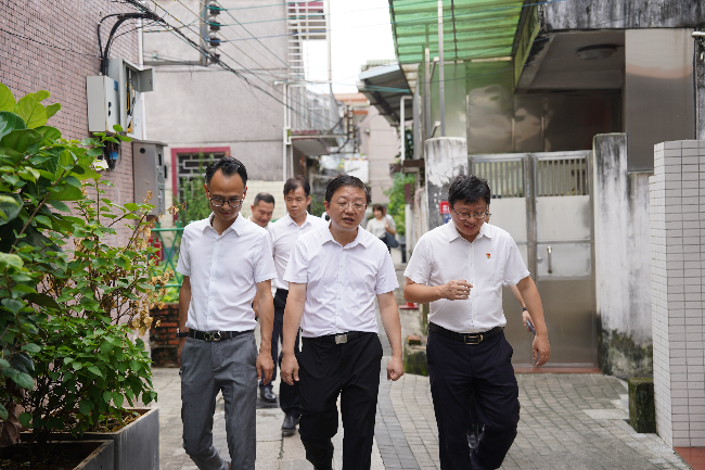圖1.2024年8月22日，市國資委主要領導帶隊到雍陌村開展“百千萬工程”典型村建設專題調研.JPG