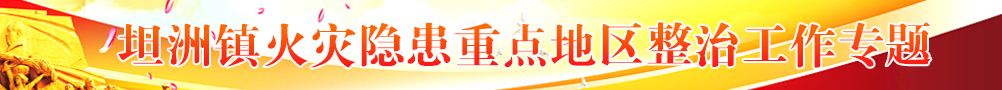 坦洲鎮火災隱患重點地區整治工作專欄